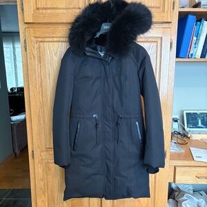 Mackage Black Down Parka XS